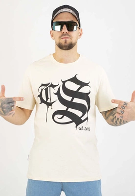 T-shirt Ciemna Strefa Chicano Gotyk beżowy