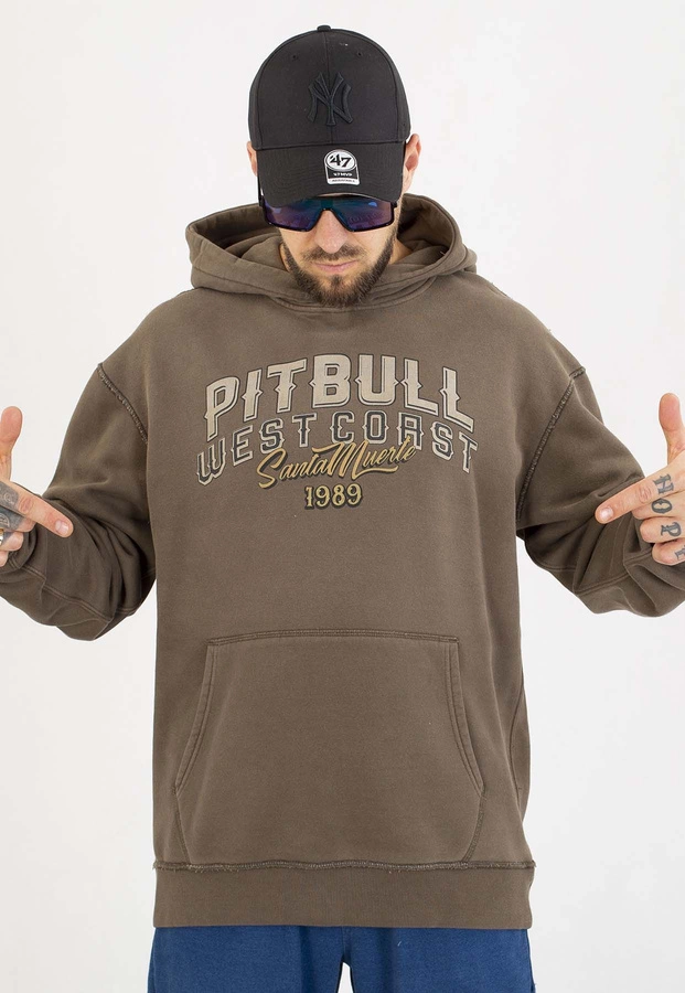 Bluza Pit Bull Santa Muerte major olive