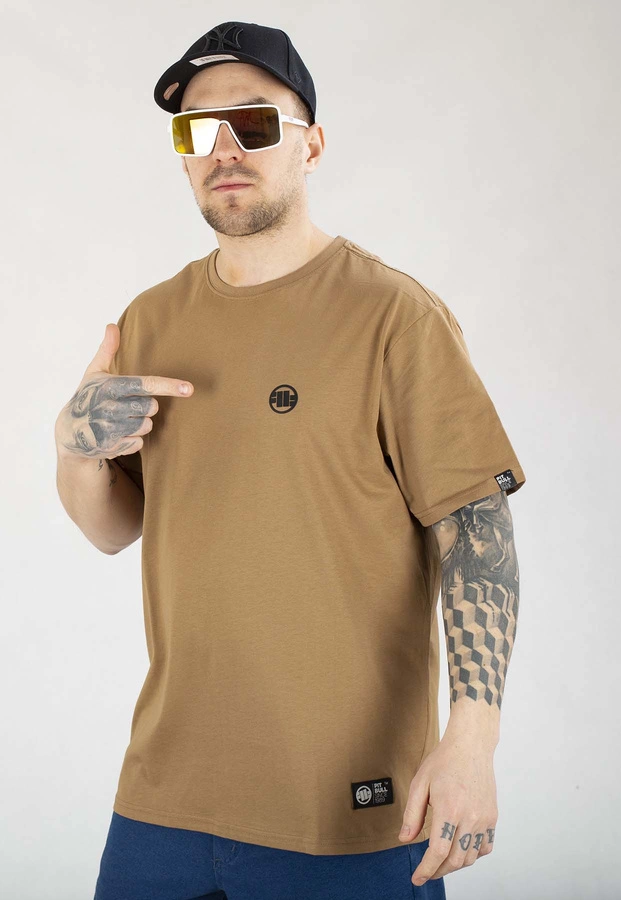 T-shirt Pit Bull Small Logo 170 coyote brown