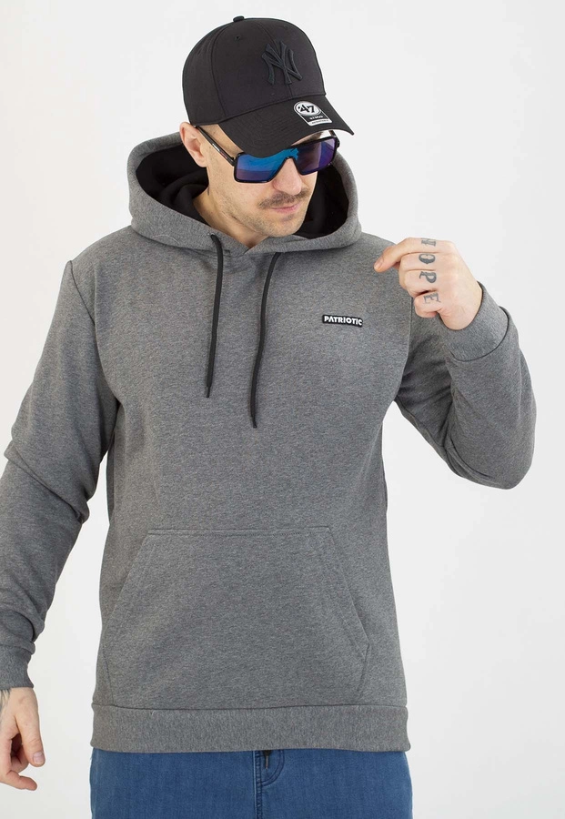 Bluza Patriotic Z Kapturem Futura Mini Slice szara