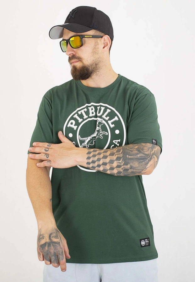 T-shirt Pit Bull San Diego Ca 170 bottle green