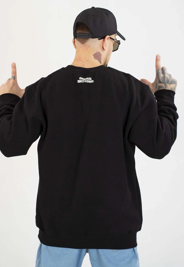 Bluza Mass Bez Kaptura Patch czarna