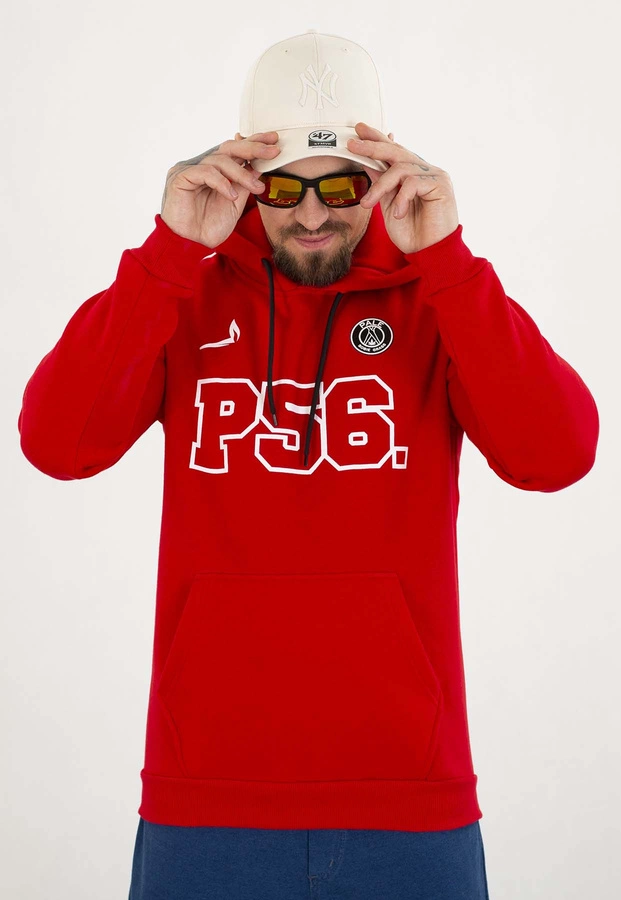 Bluza Dudek P56 Z Kapturem Palę Sobie Grass czerwona