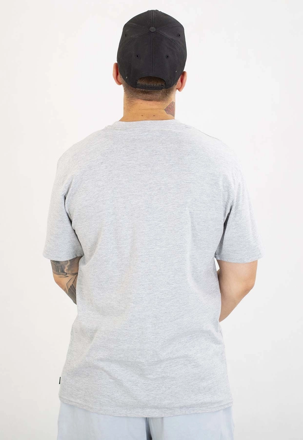 T-shirt Diil Line szaro czerwony