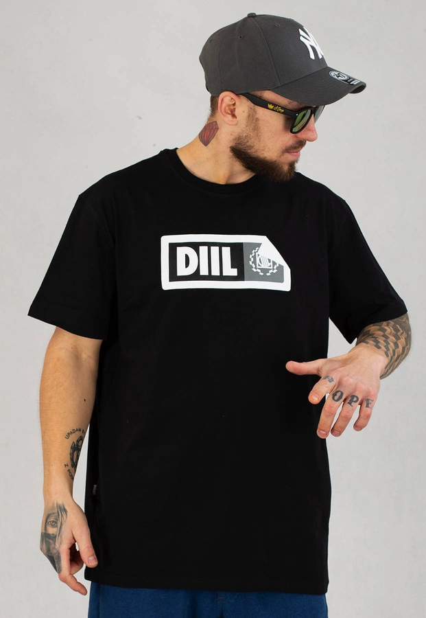 T-shirt Diil Sticker czarny