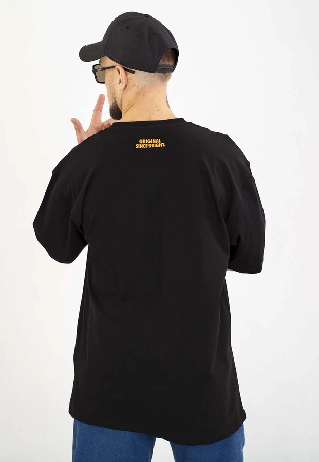 T-shirt Mass Patchwork czarny