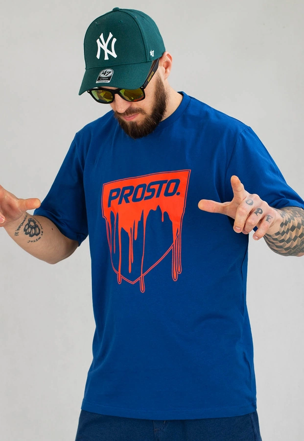 T-shirt Prosto Paint niebieski