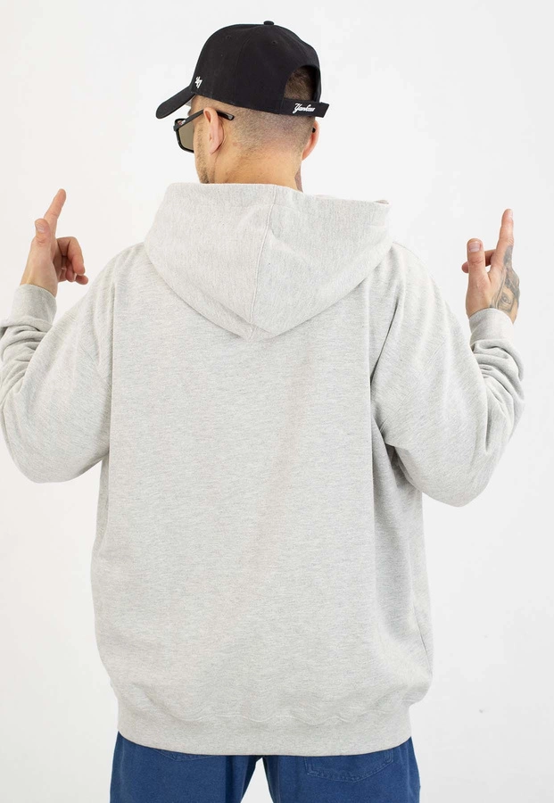 Bluza Prosto Z kapturem Big Log szara