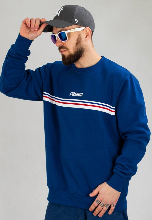 Bluza Prosto Crewneck Pate niebieska