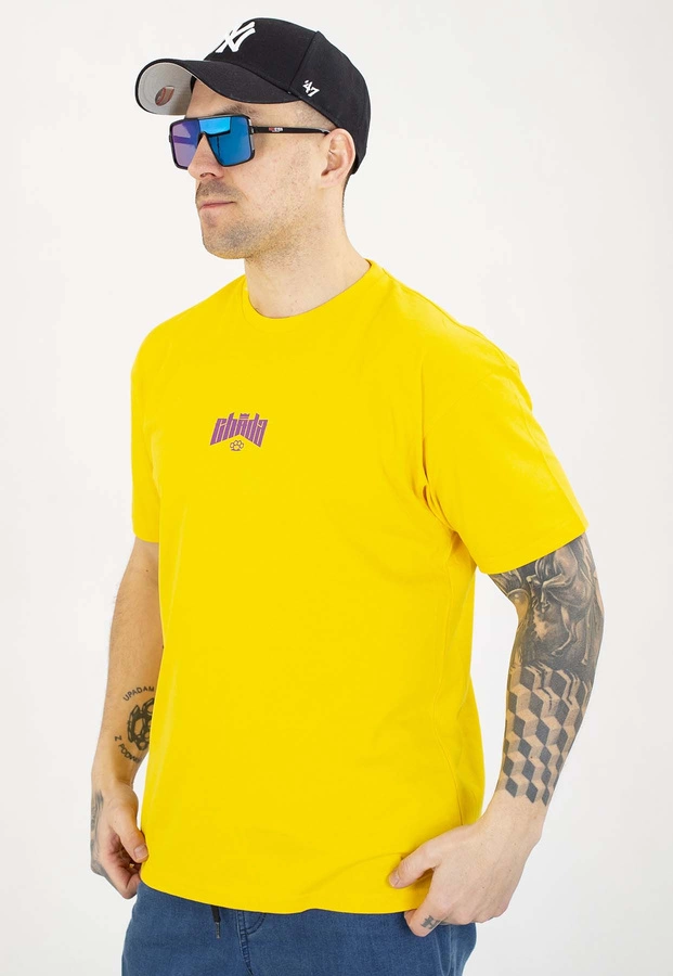 T-shirt Chada Proceder Kastet Mini żółty