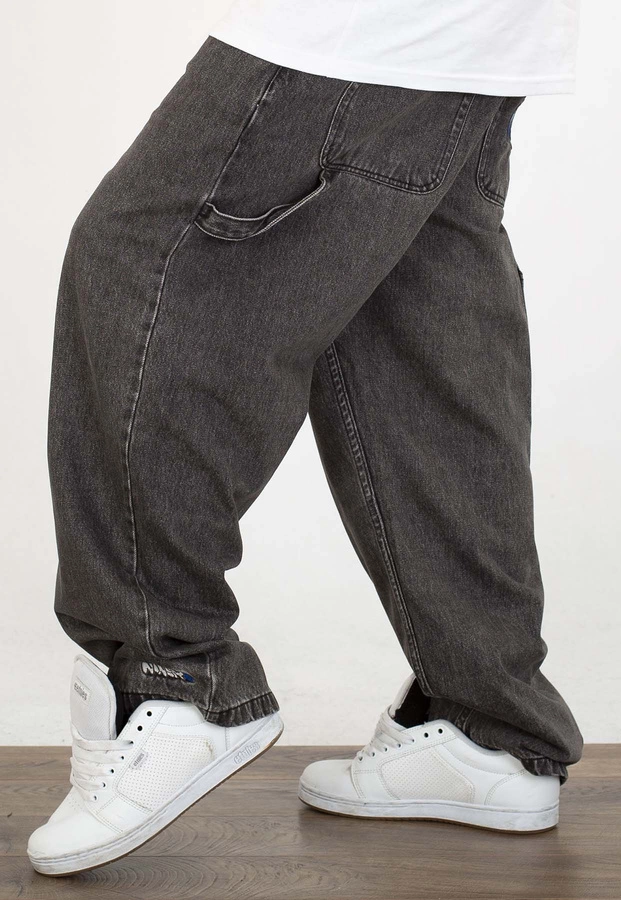 Spodnie Mass Jeans Extra Baggy Fit Wall black washed