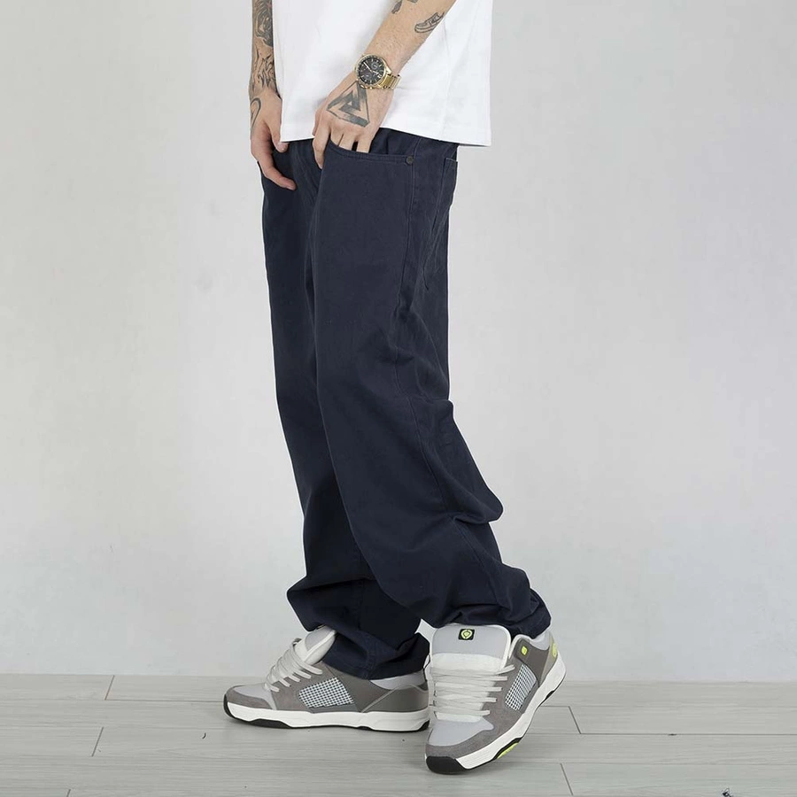 Spodnie Mass Pants Baggy Fit Slang granatowe