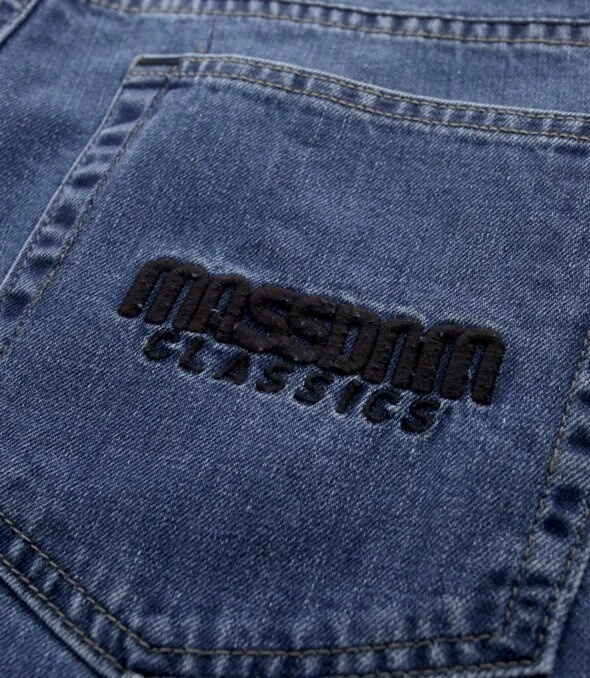 Mass Classics Jeans Straight Fit Niebieskie