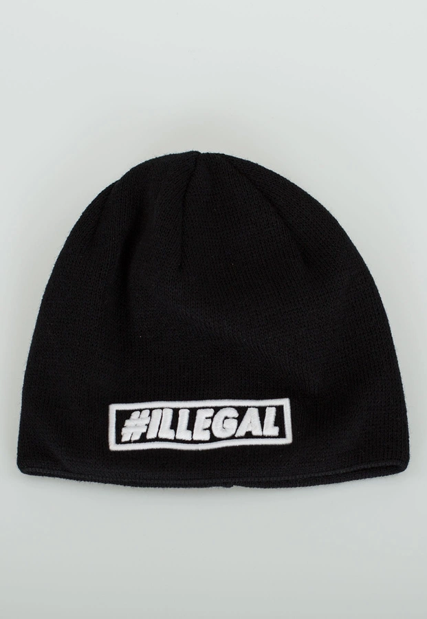 Czapka Illegal czarno biała