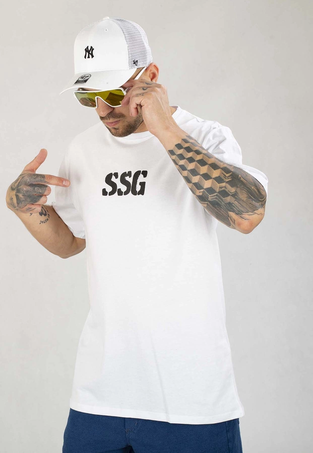 T-Shirt SSG Crumble SSG biały