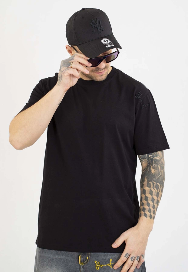 T-shirt Stoprocent Haftbark czarno czarny