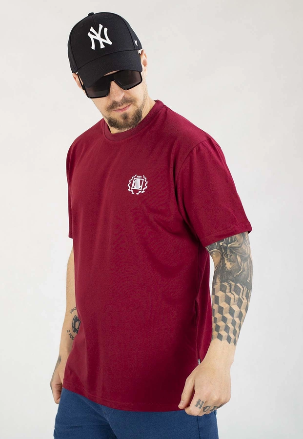 T-shirt Diil Small bordowy