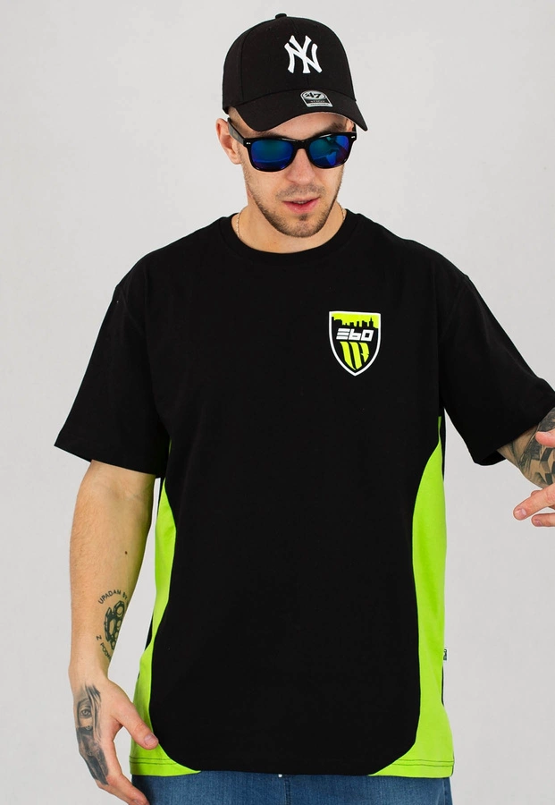 T-shirt 360CLTH Mr City żółto czarny