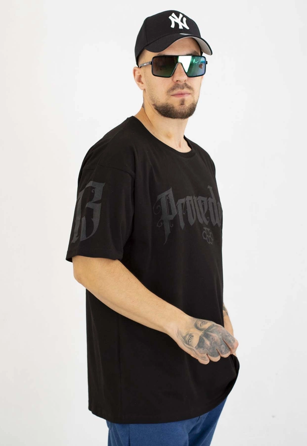 T-shirt Chada Proceder Oversize Proceder 1312 czarny