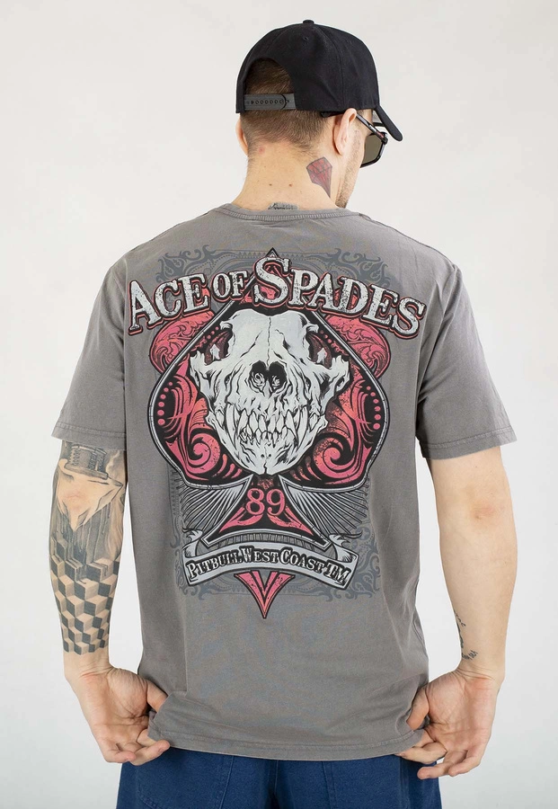 T-shirt Pit Bull Ace Of Spades II 190 grey