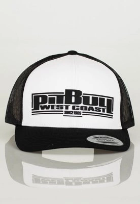 Czapka Snapback Pit Bull Classics Boxing biało czarna