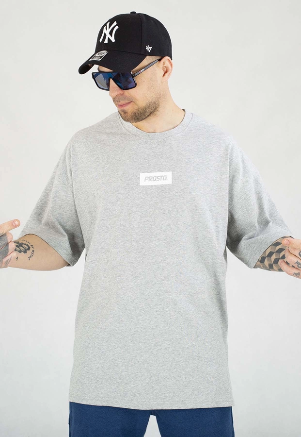 T-shirt Prosto Baggy Box szary
