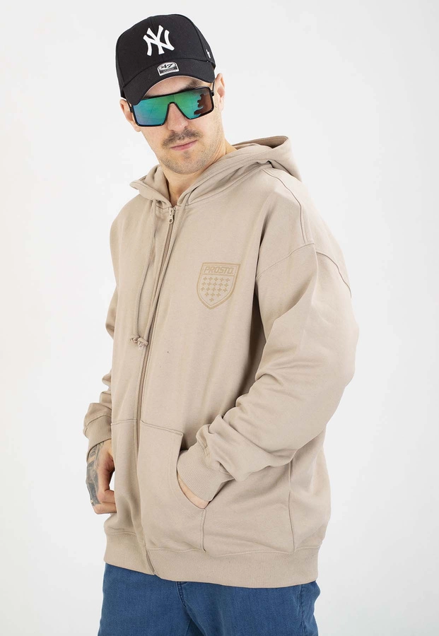 Bluza Prosto Z kapturem Shield beige