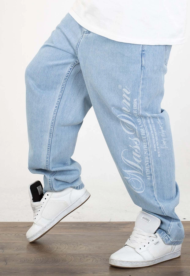 Spodnie Mass Jeans Baggy Fit Authentic light blue
