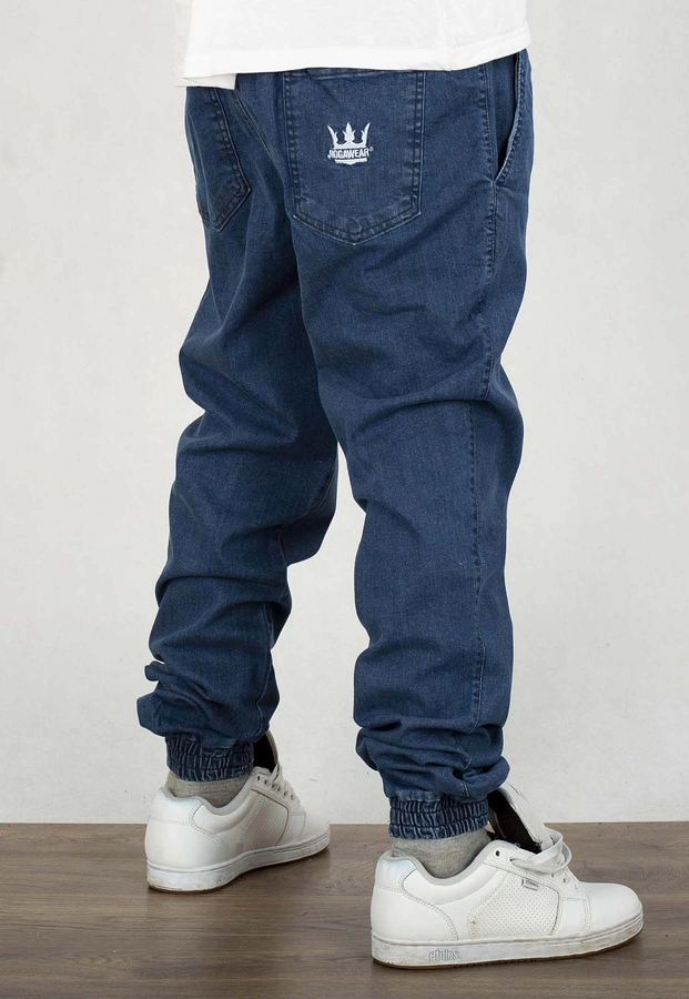 Spodnie Jigga Wear Crown Jogger Jeans jasne niebieskie