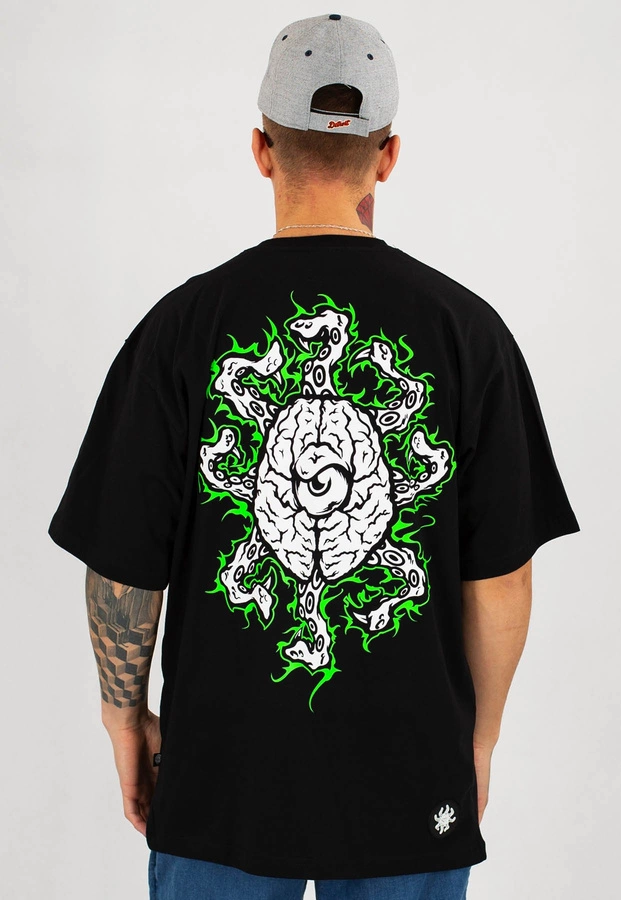 T-shirt Brain Dead Familia Ośmiornica czarny
