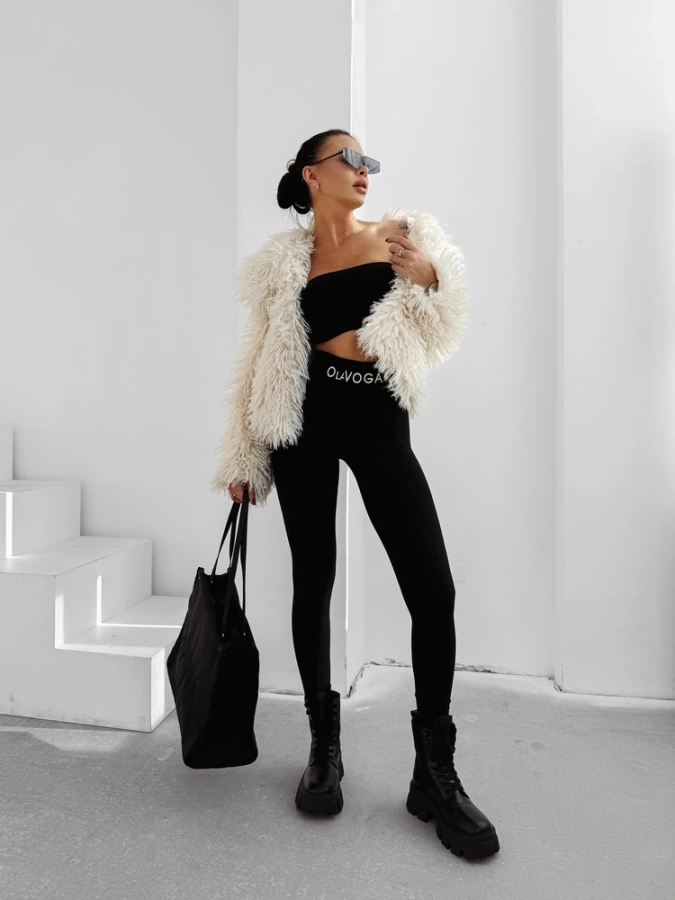 Legginsy Olavoga Fitzy czarne