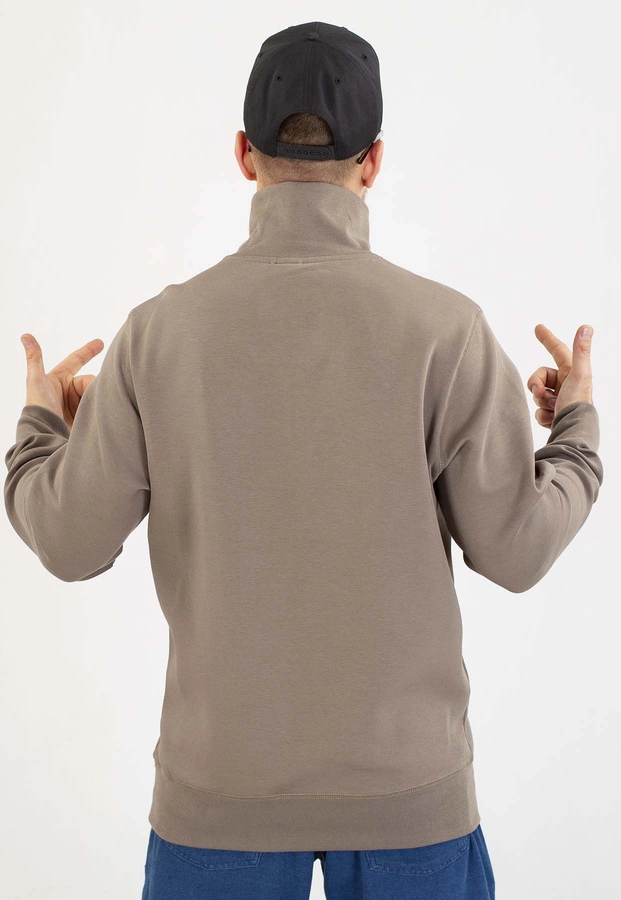 Bluza Pit Bull Bez Kaptura Half Zip Sampson taupe