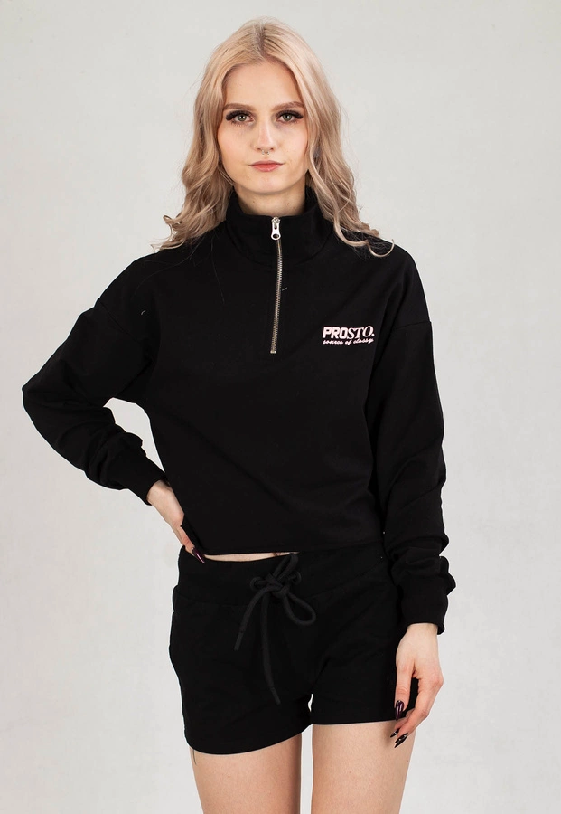 Bluza Prosto ZIP Genuma czarna