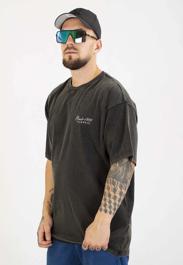 T-shirt Prosto Oversize Athletic sprany czarny