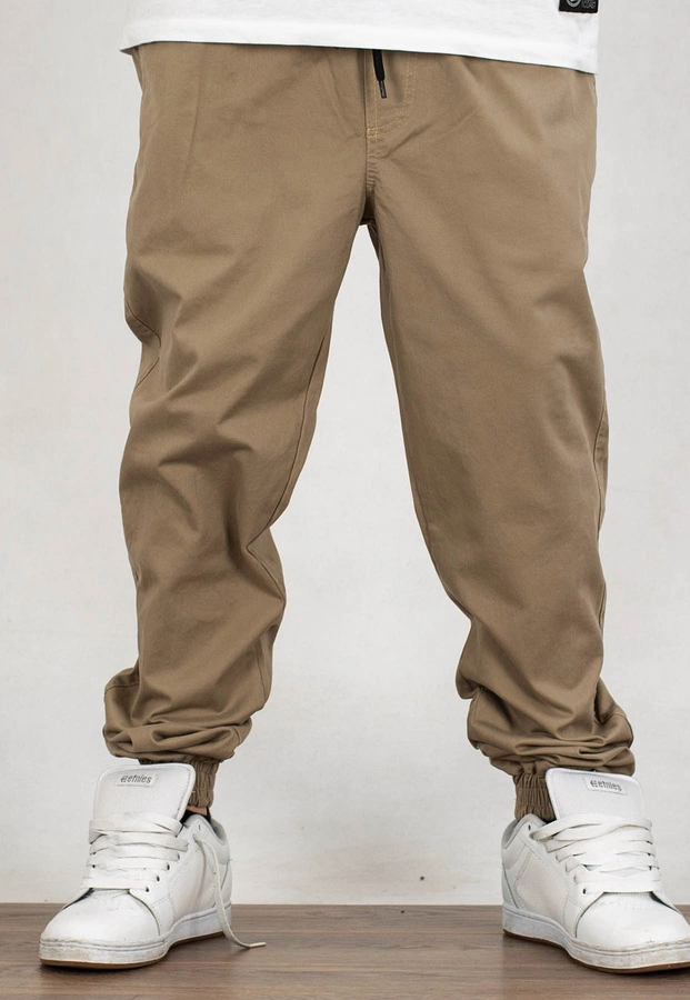 Spodnie Patriotic Chino Jogger Futura Mini beżowe