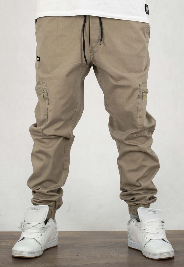 Spodnie Diamante Wear Jogger Unisex Crew Cargo beżowe