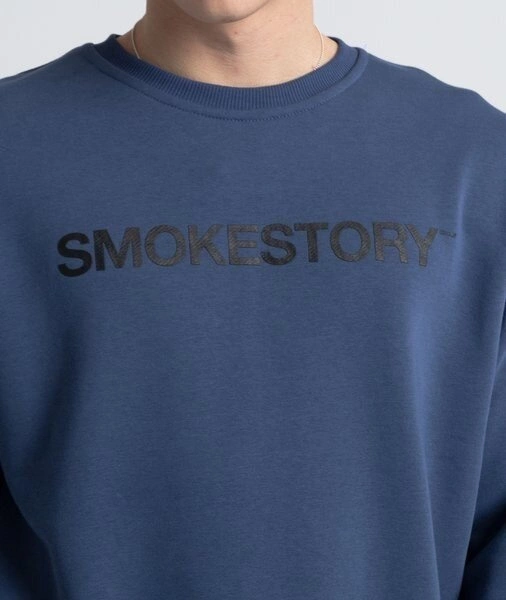 Smoke Story RAGLAN STRAIGHT Bluza bez kaptura Granatowy