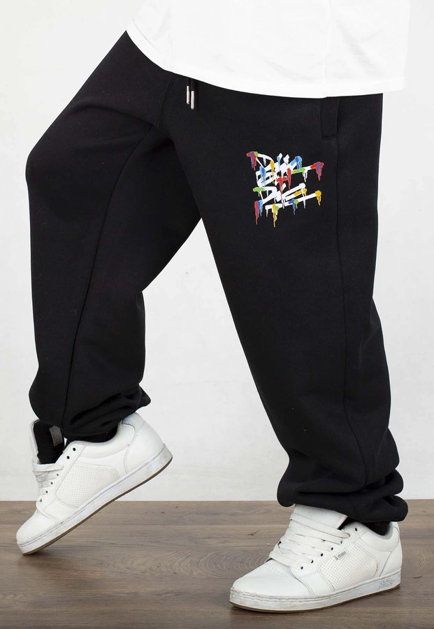 Dresy Diil Baggy Diil Die Splash czarne