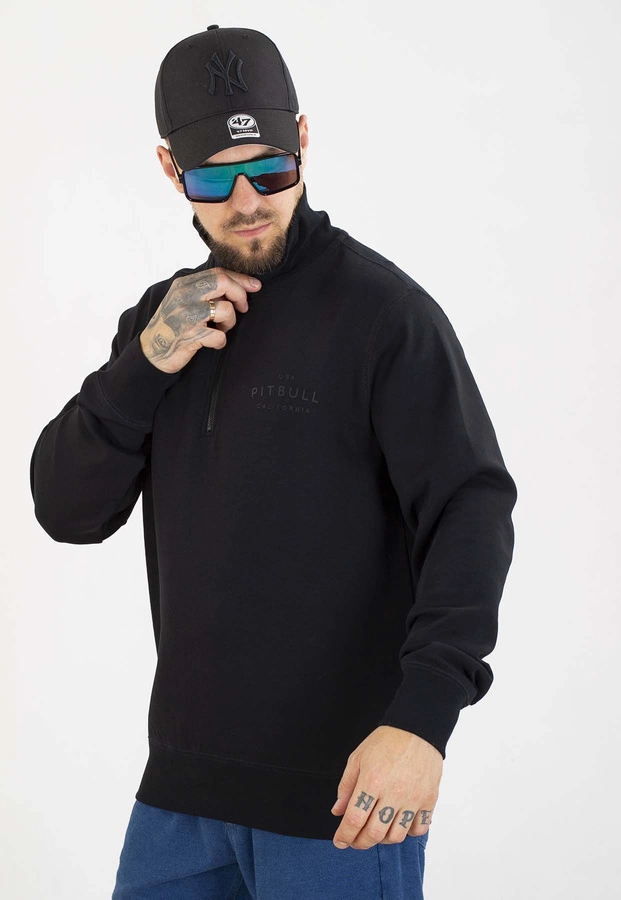 Bluza Pit Bull Bez Kaptura Half Zip Sampson black