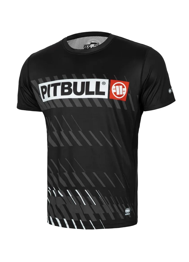 T-shirt Sportowy Pit Bull Mesh Performance Pro plus Street Dog czarny