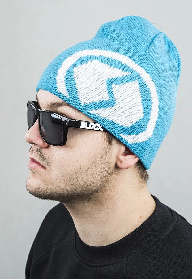 Czapka Zimowa SSG New Logo turkusowa