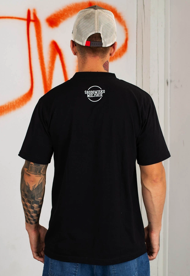 T-shirt Środowisko Miejskie Wariacka Młodość czarny