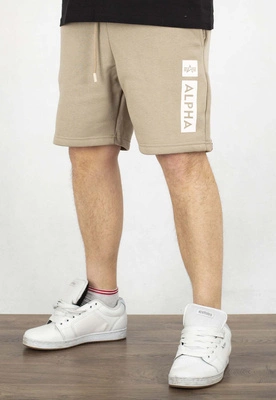 Spodenki Alpha Industries Print 146365 beżowe