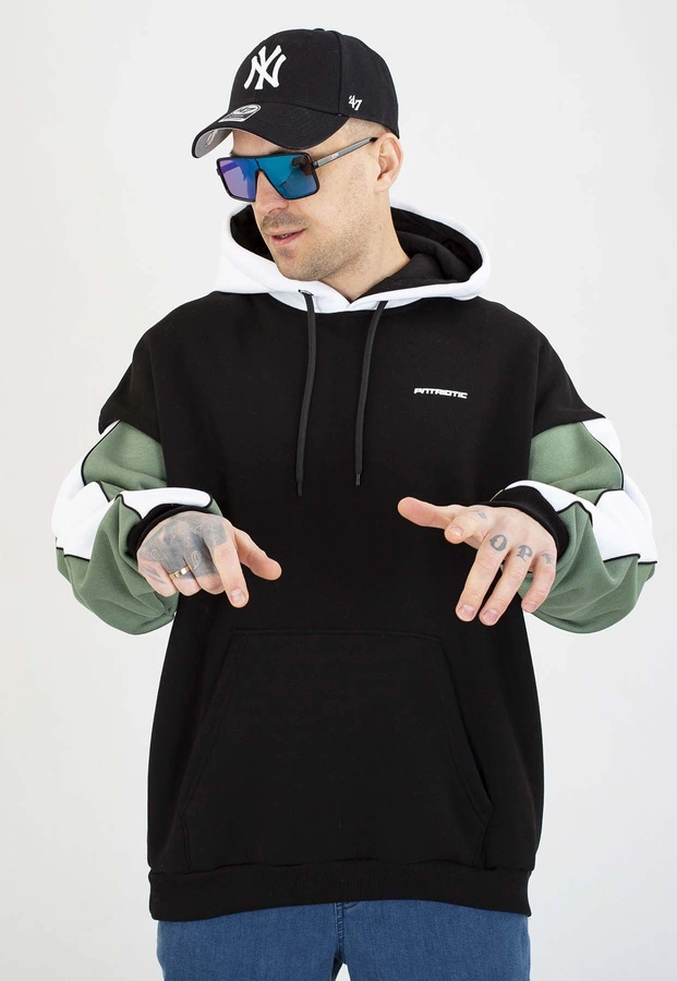 Bluza Patriotic Z Kapturem Solid Punch czarna