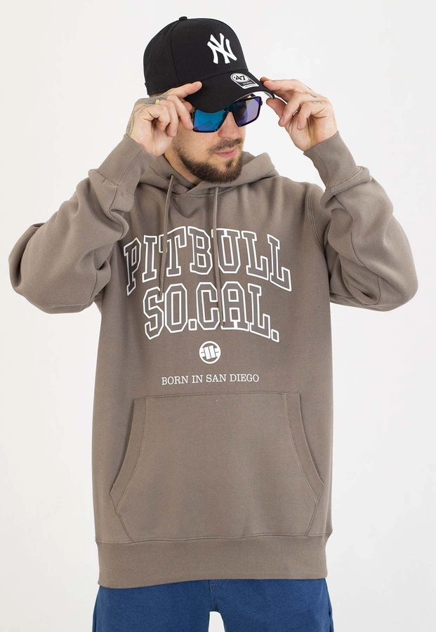 Bluza Pit Bull Z Kapturem So Cal taupe