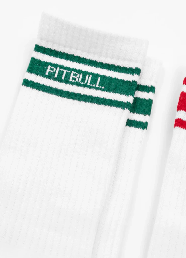 Skiety Pit Bull High Crew Hilltop Thin 3pak White Green