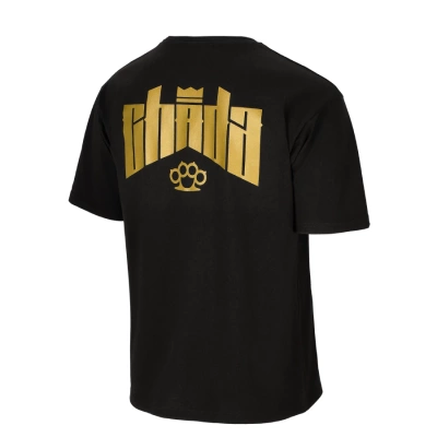 T-shirt Chada Proceder Oversize Kastet Mini czarno złoty