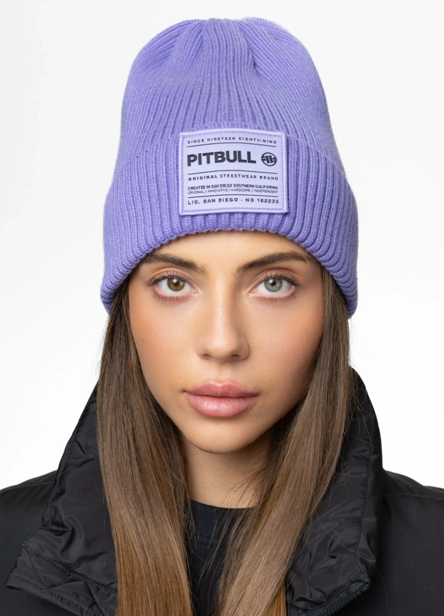 Czapka Zimowa Pit Bull Dock lilac