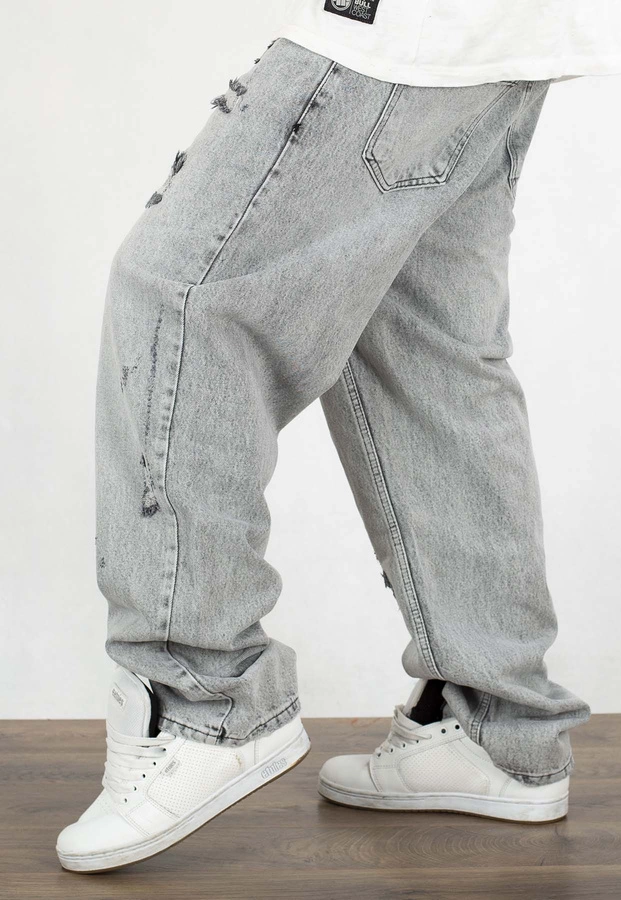 Spodnie I8 Denim BAG60 Baggy light grey