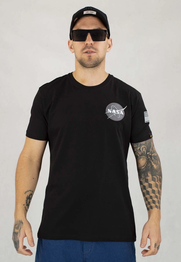 T-shirt Alpha Industries Space Shuttle 176507 czarny